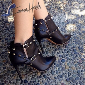 Valentino Rockstud Ankle Boots